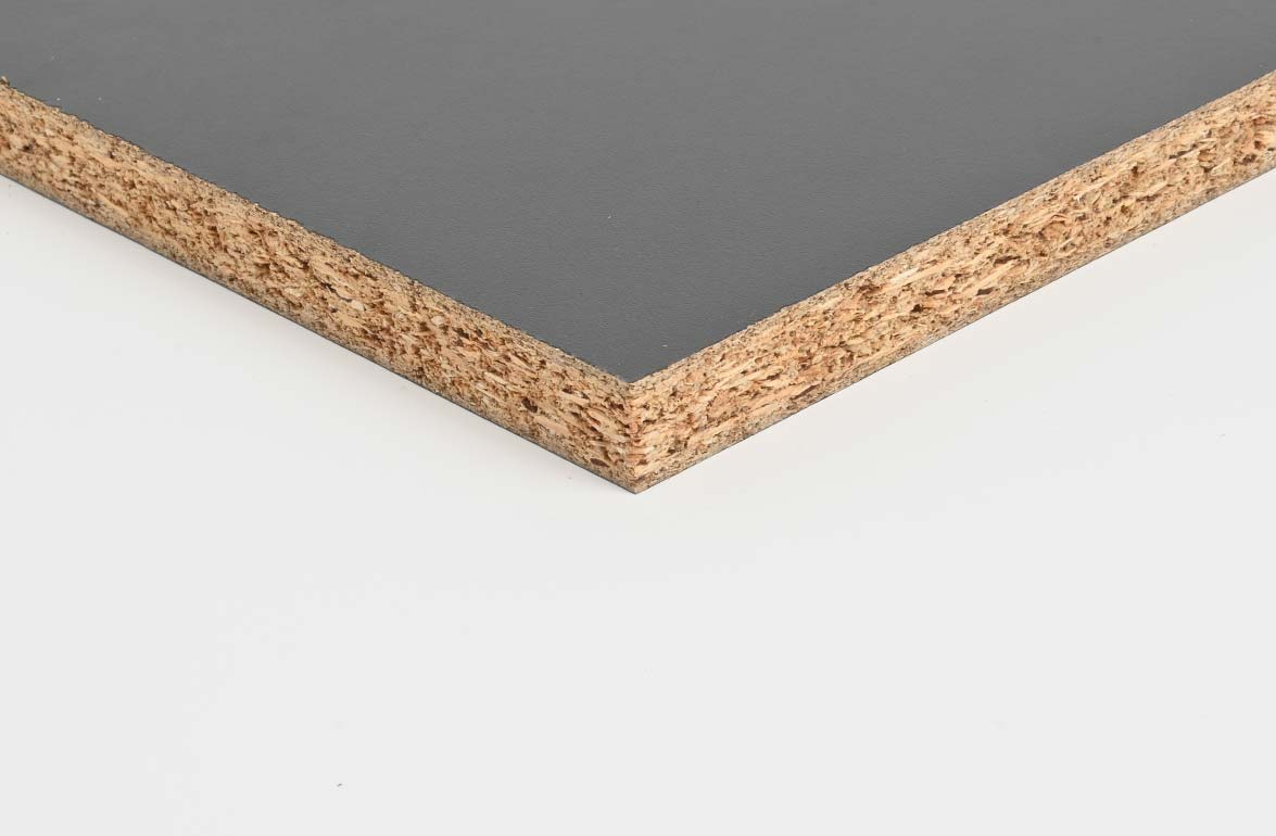 Spån Melamin, Sort Nubret U190BS